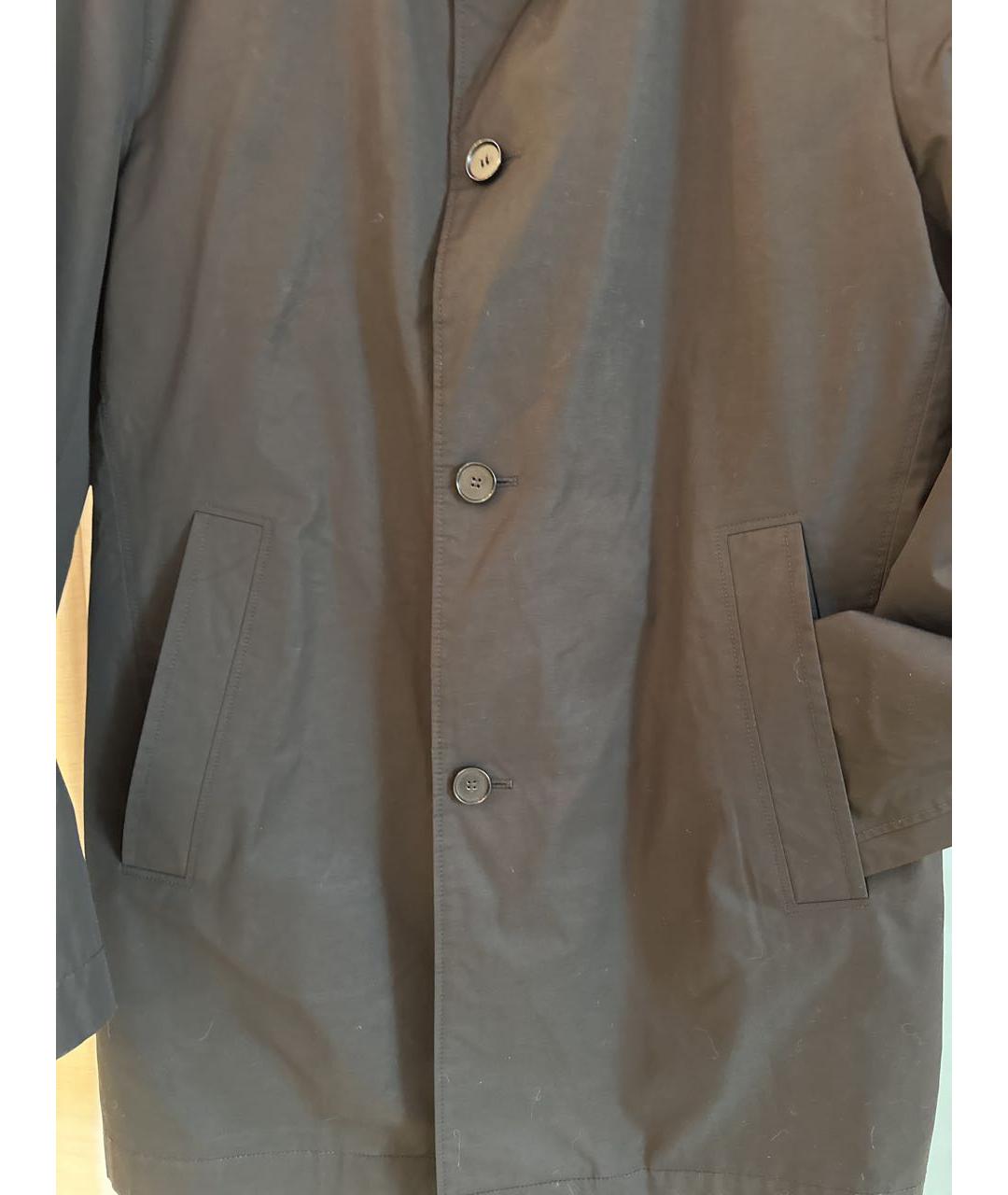 HUGO BOSS Черный тренч / плащ, фото 3