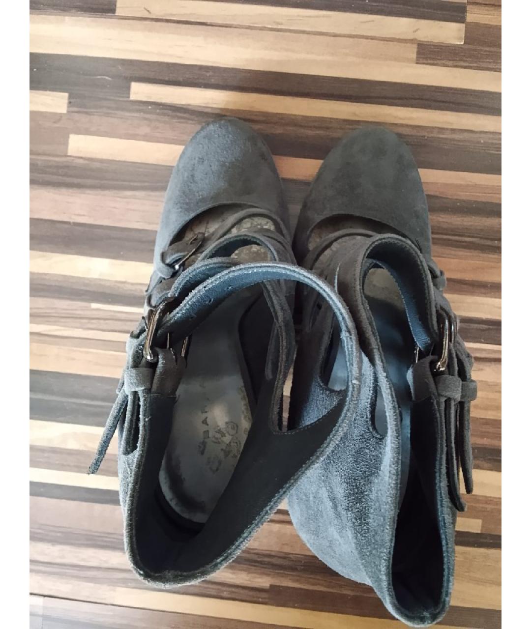 BARBARA BUI Серые замшевые туфли, фото 3