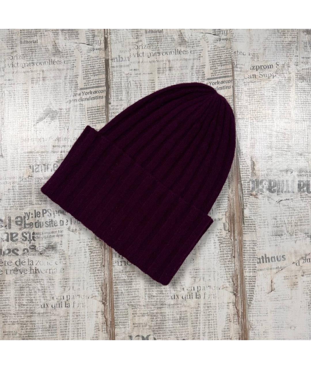 GOLDEN GOOSE DELUXE BRAND Фиолетовая шапка, фото 3