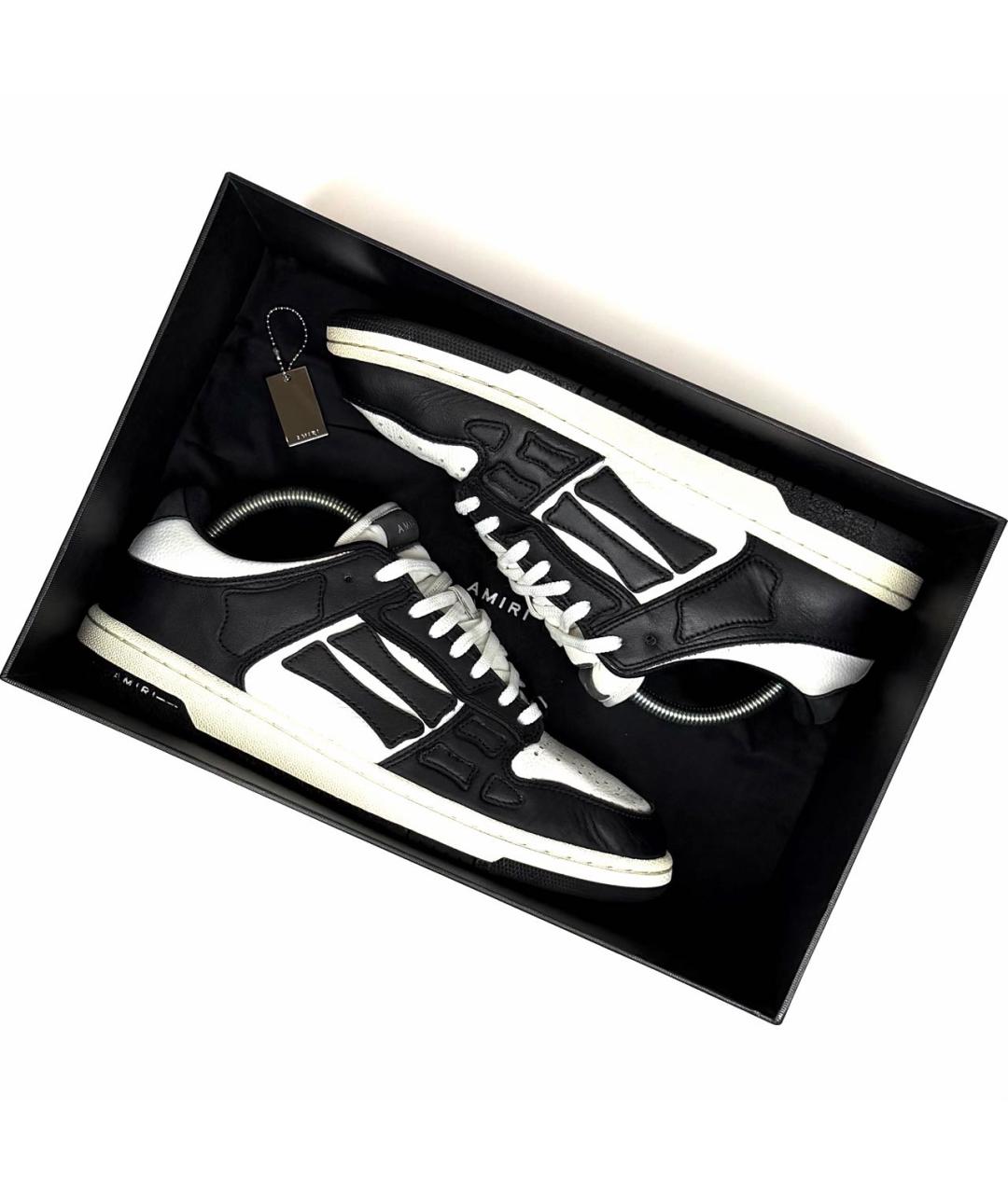 AMIRI Черные низкие кроссовки / кеды, фото 5
