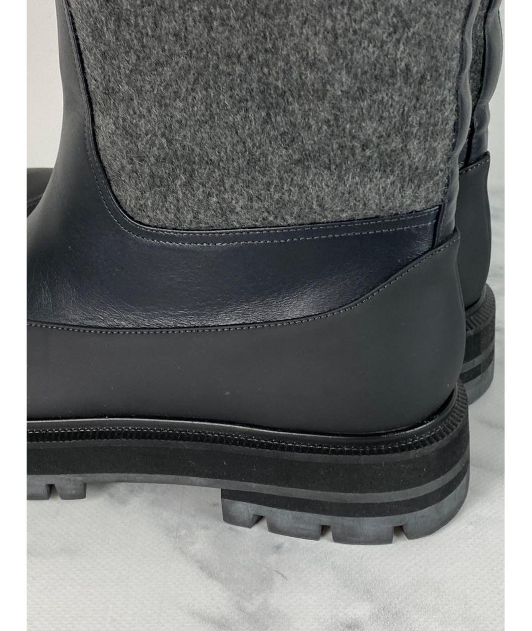 LORO PIANA Черные ботинки, фото 3