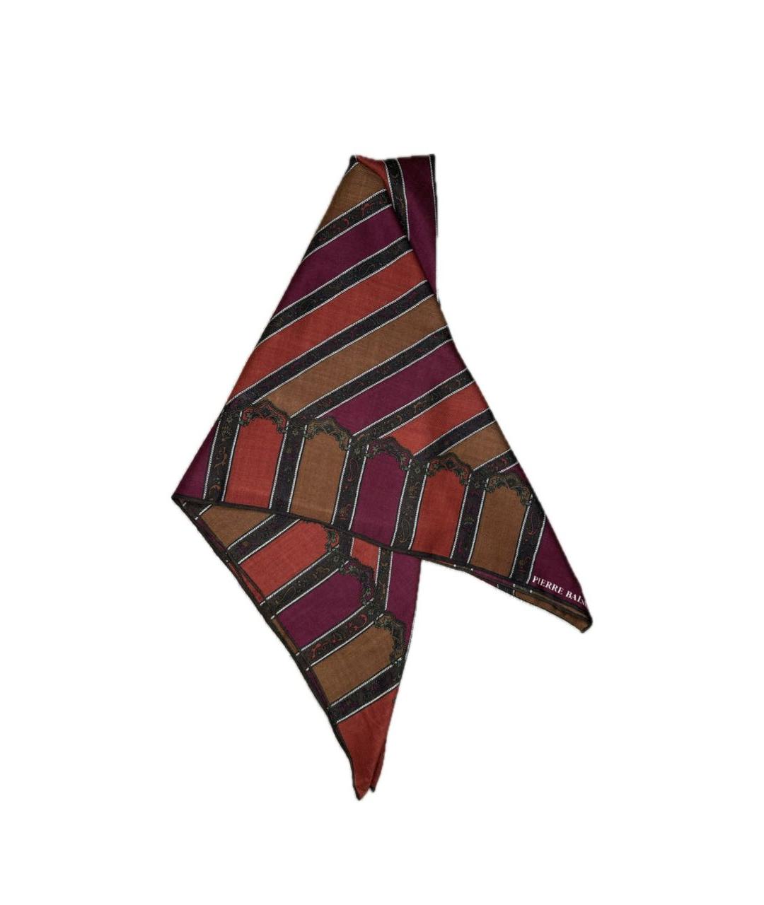 BALMAIN Мульти шерстяной шарф, фото 9