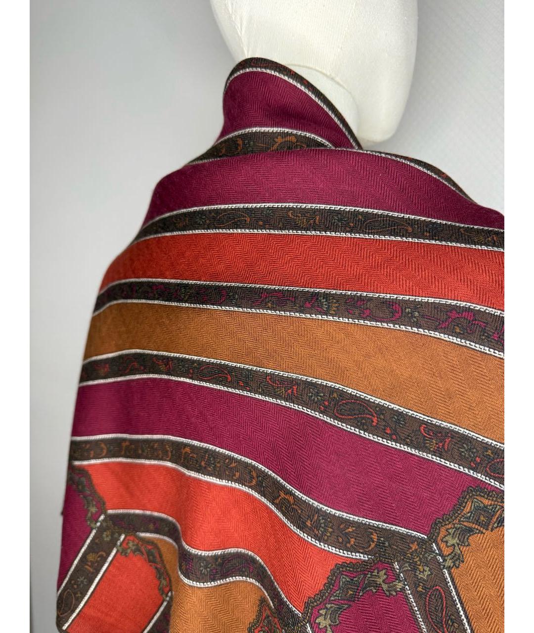 BALMAIN Мульти шерстяной шарф, фото 5