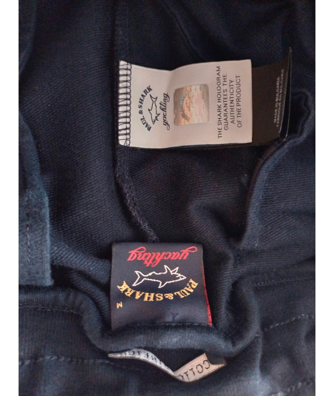 LORO PIANA Темно-синие хлопковые повседневные брюки, фото 7