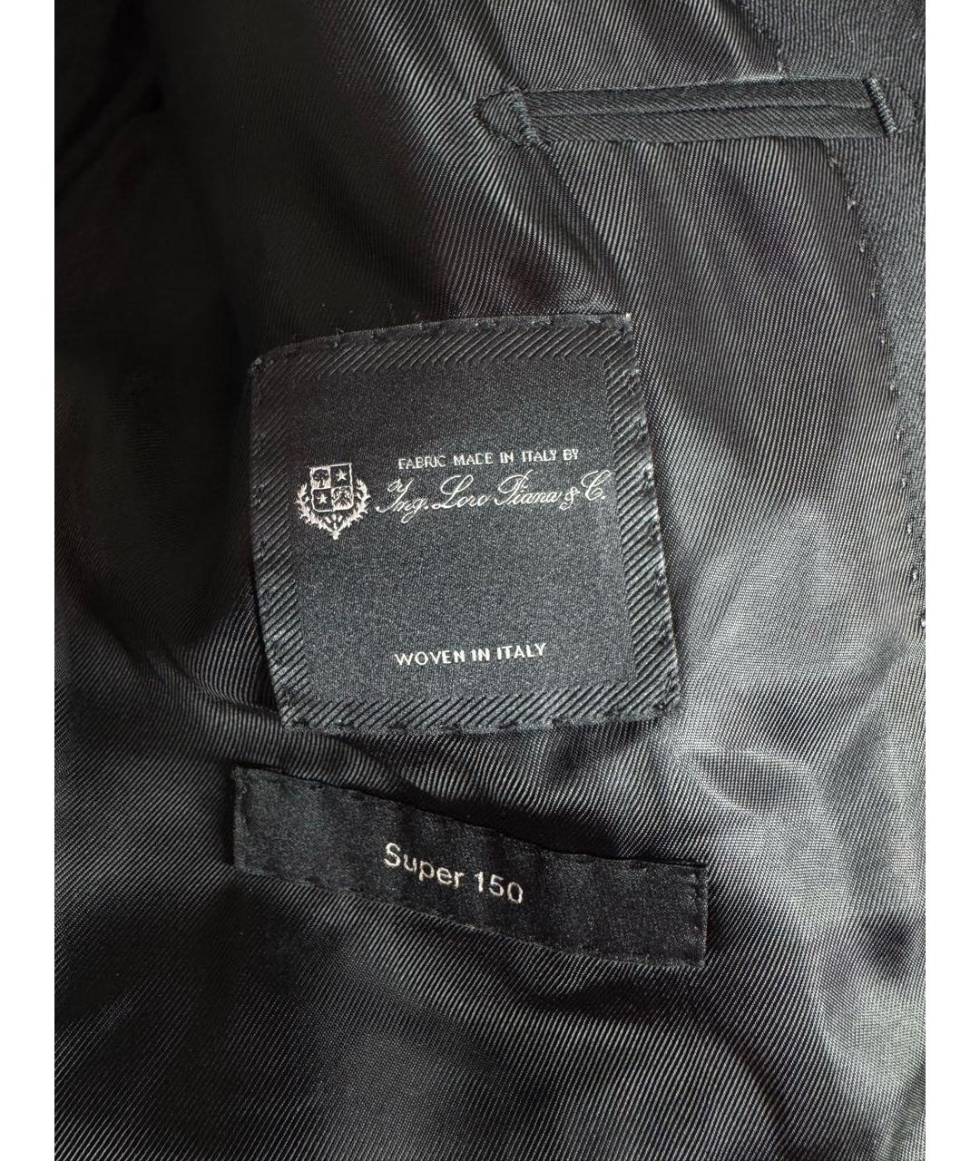 HUGO BOSS Черный шерстяной пиджак, фото 6