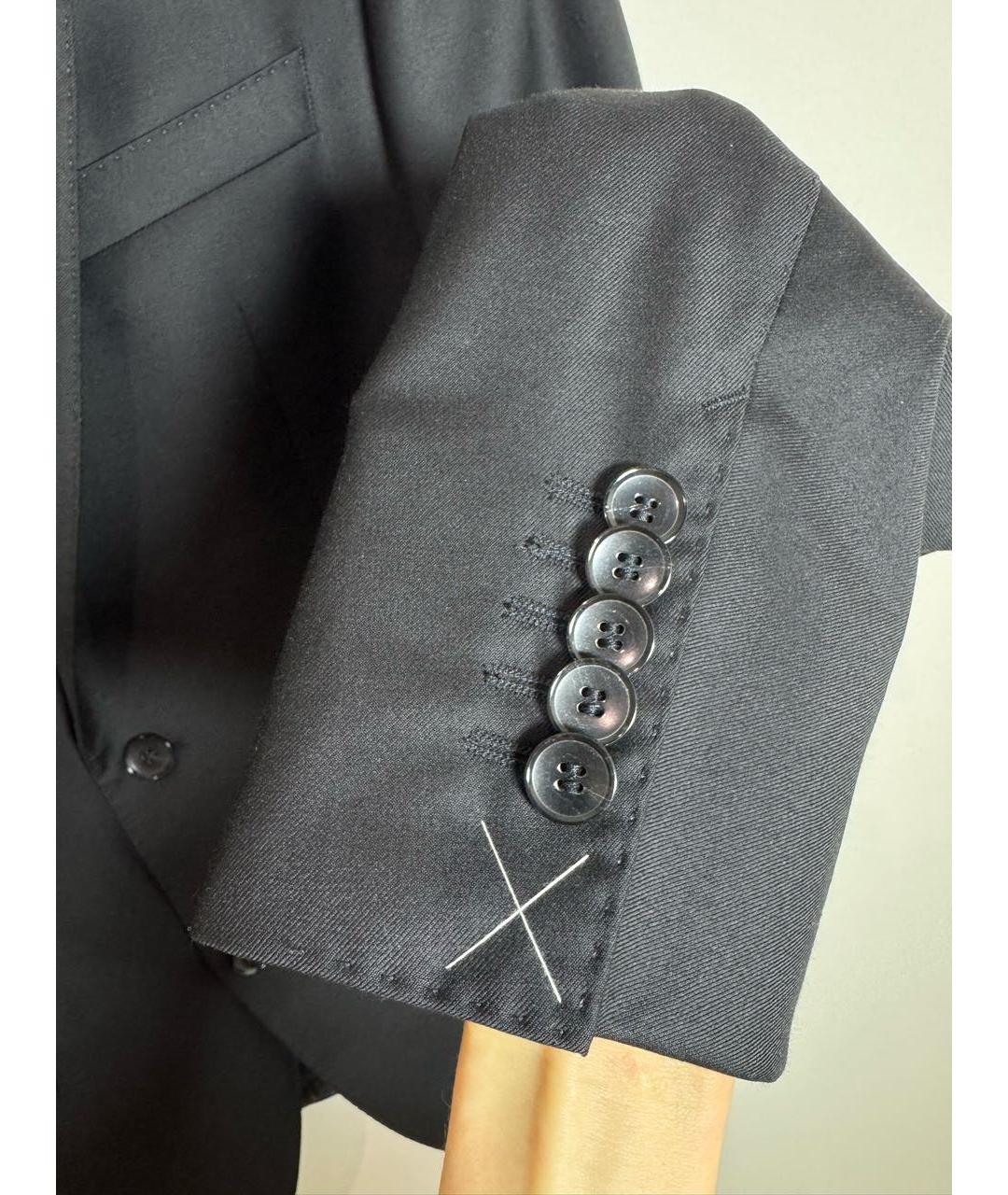 HUGO BOSS Черный шерстяной пиджак, фото 5