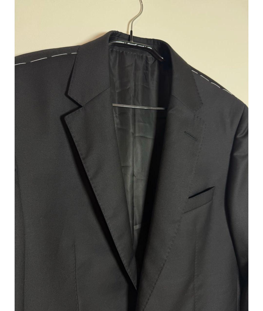 HUGO BOSS Черный шерстяной пиджак, фото 4