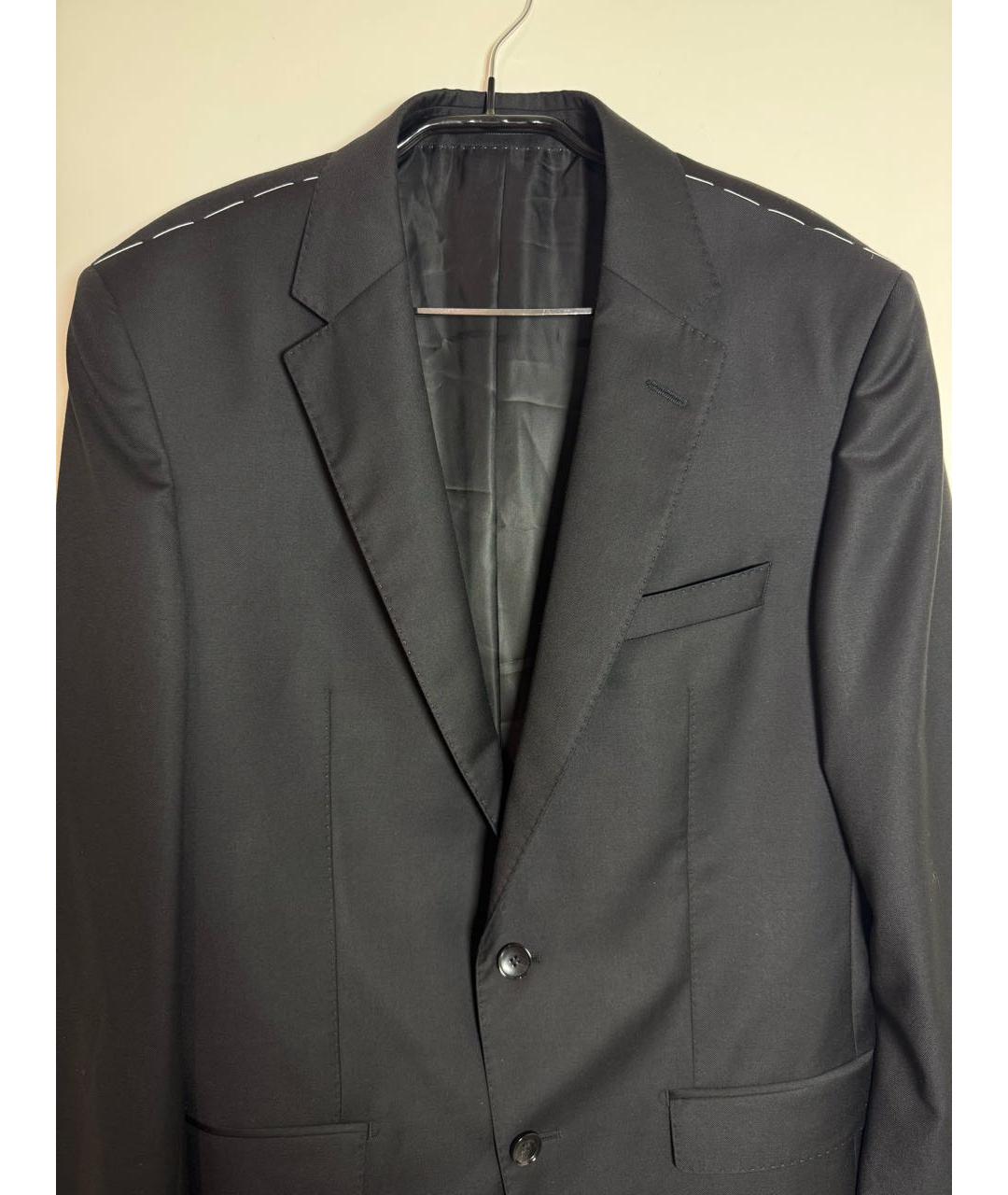 HUGO BOSS Черный шерстяной пиджак, фото 3