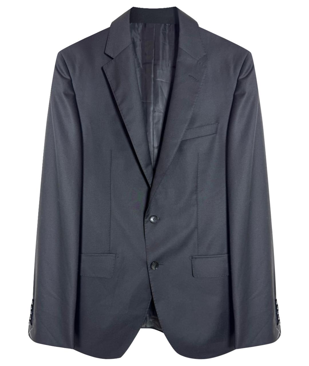 HUGO BOSS Черный шерстяной пиджак, фото 1