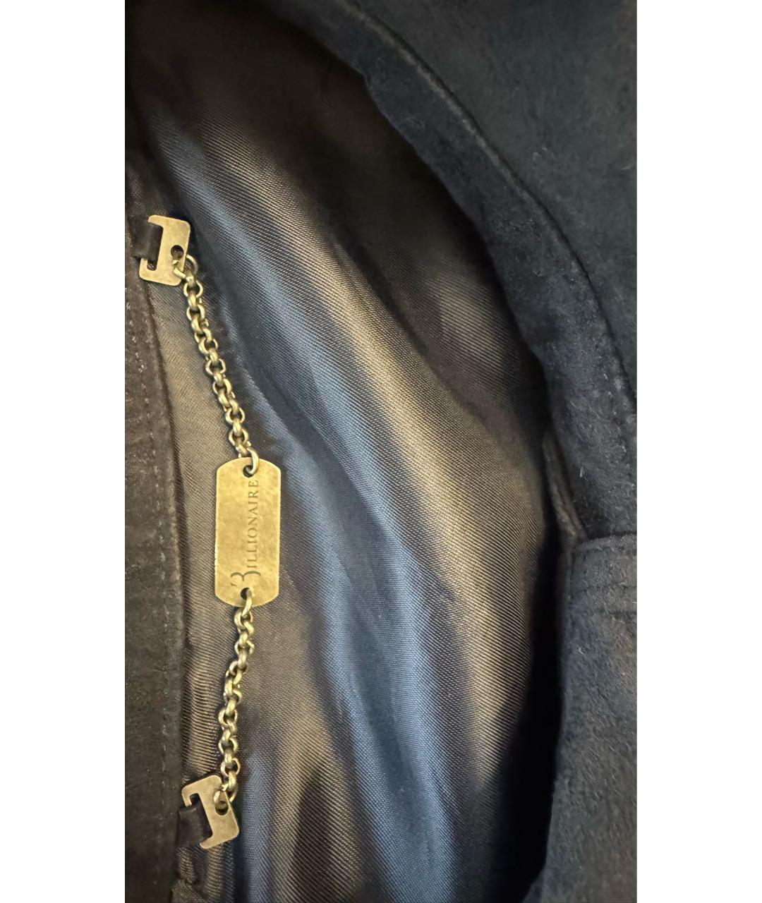BILLIONAIRE Темно-синяя замшевая куртка, фото 7