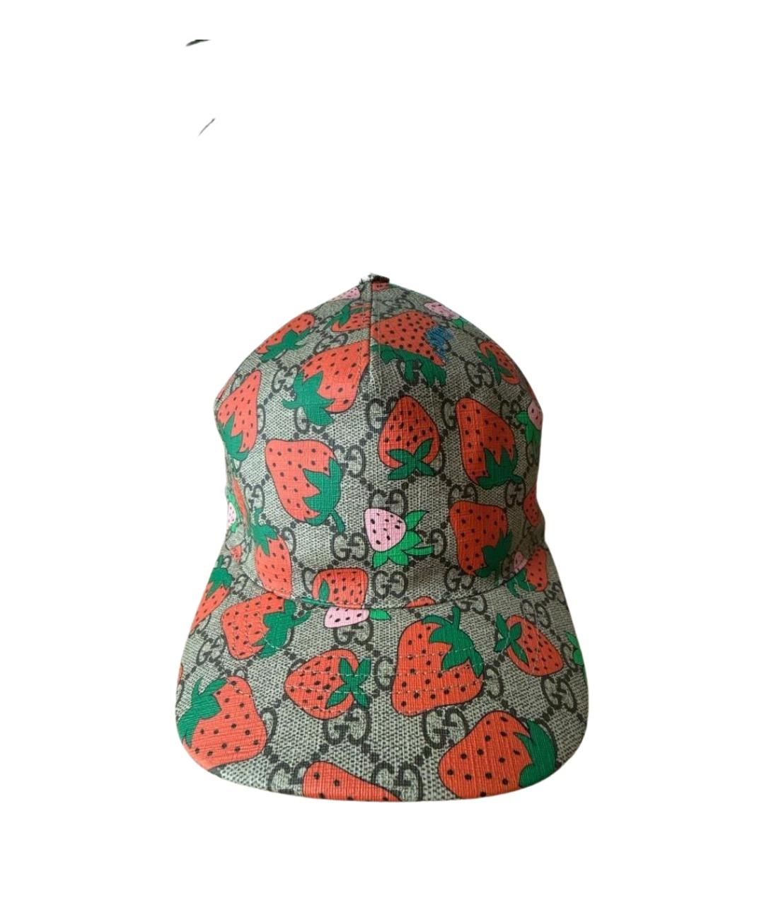 GUCCI Коричневая кепка/бейсболка, фото 1