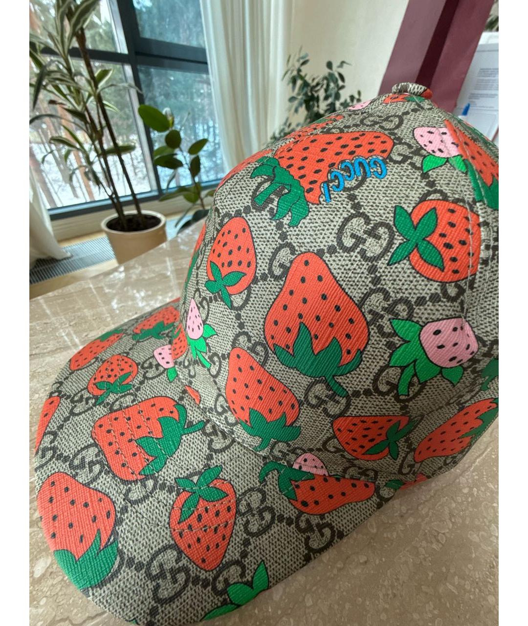 GUCCI Коричневая кепка/бейсболка, фото 4