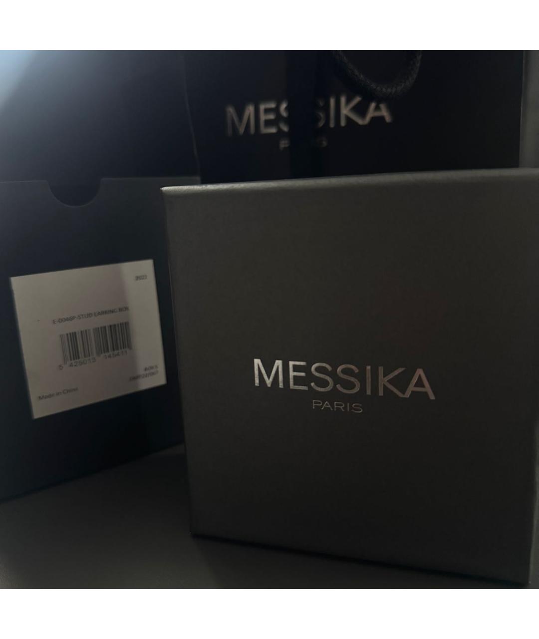 MESSIKA Серебряные серьги из белого золота, фото 4