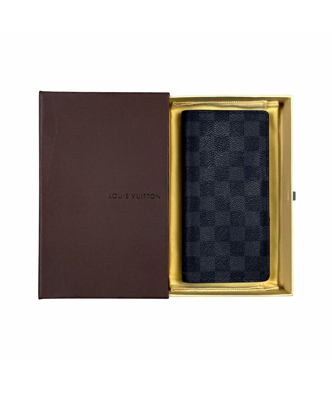 LOUIS VUITTON Черный кошелек, фото 2