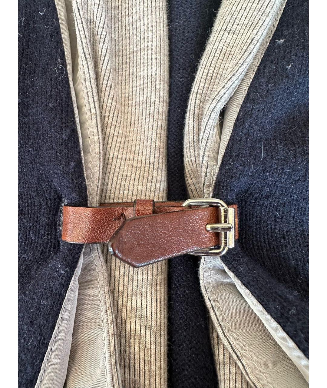 FABIANA FILIPPI Темно-синий шерстяной джемпер / свитер, фото 4