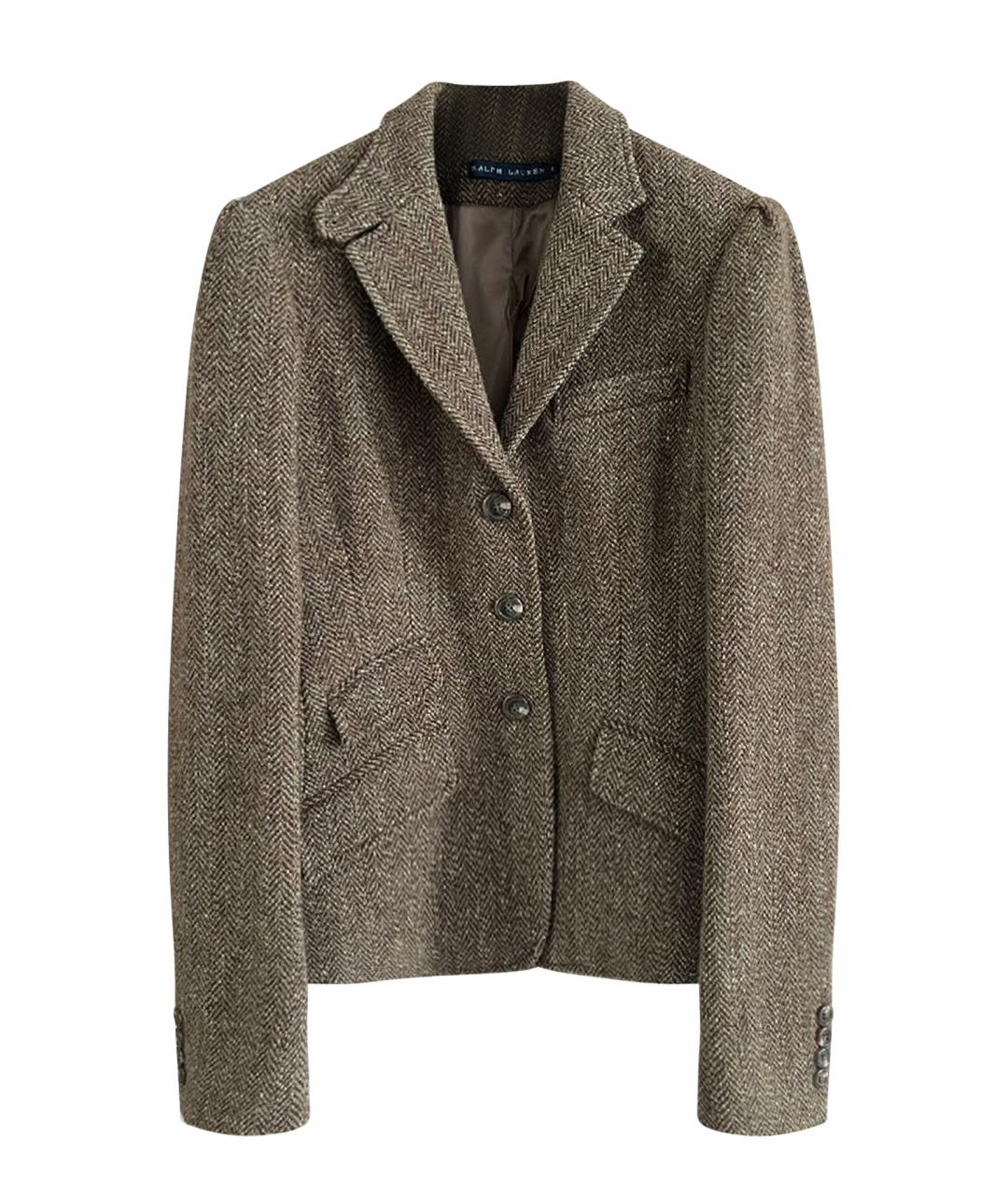 POLO RALPH LAUREN Коричневый жакет/пиджак, фото 1