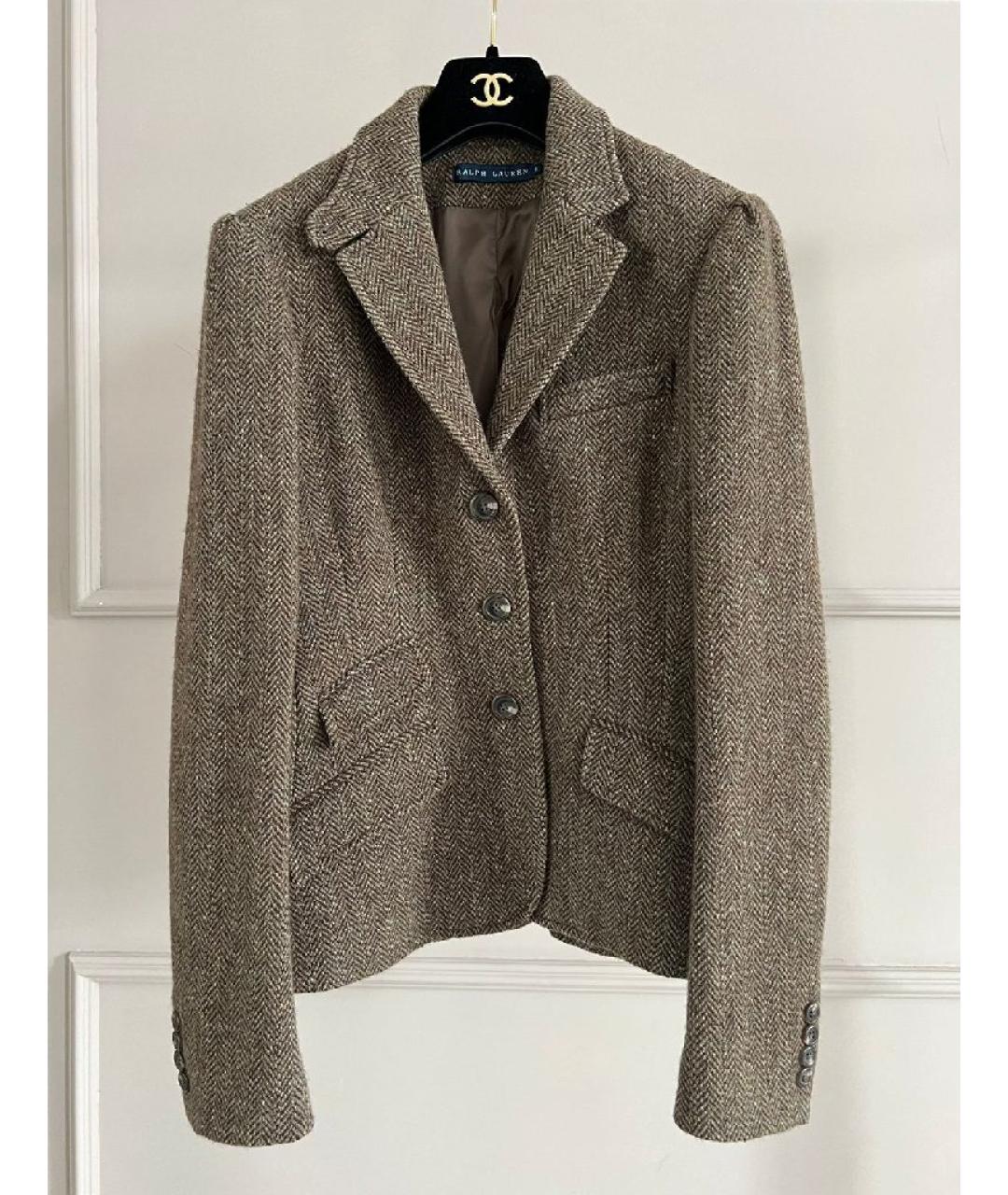 POLO RALPH LAUREN Коричневый жакет/пиджак, фото 8