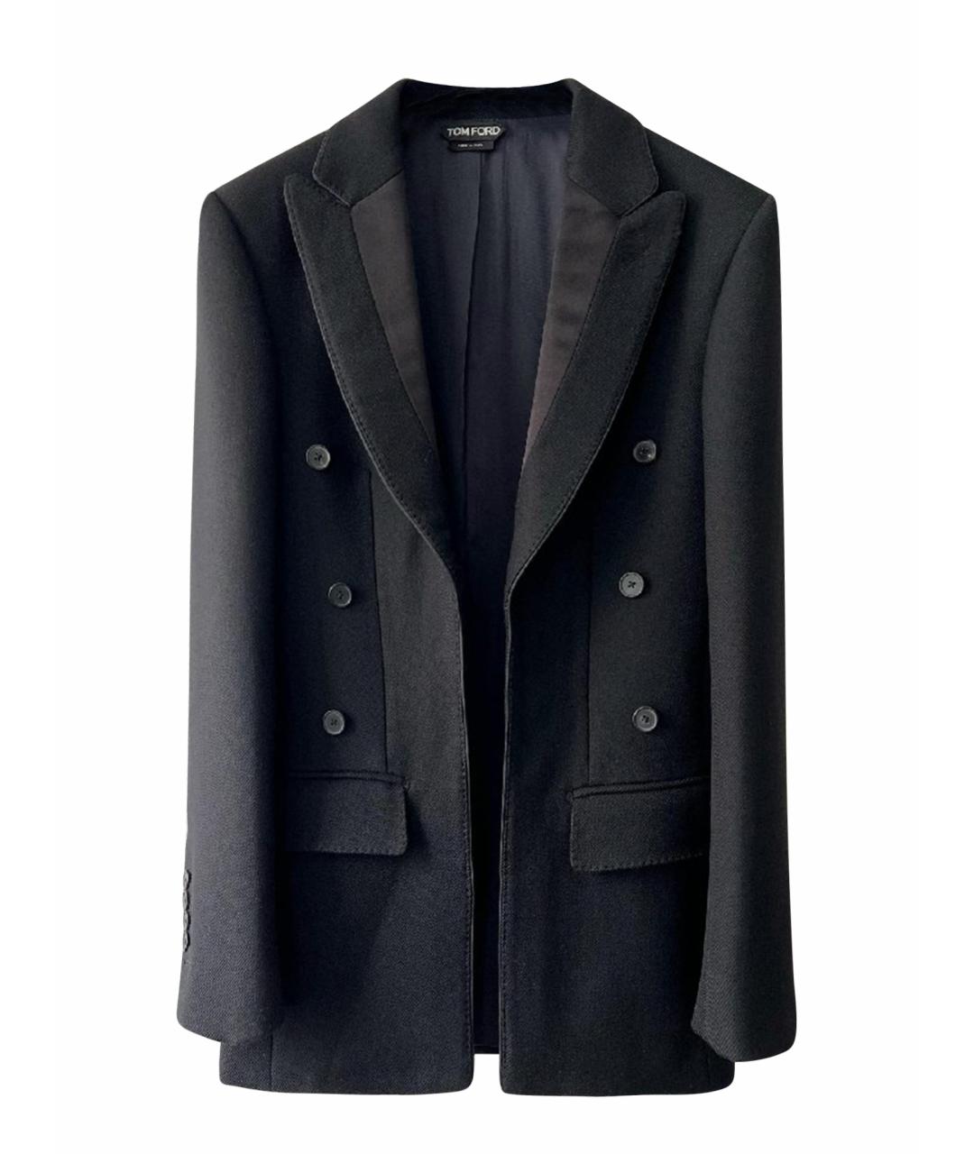 TOM FORD Черное пальто, фото 1