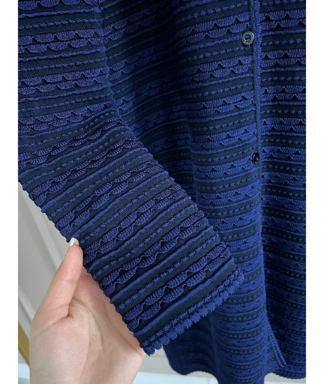 CHRISTIAN DIOR Темно-синий кардиган, фото 4