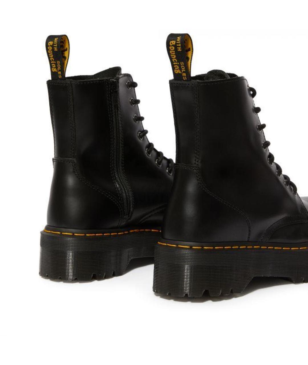 DR. MARTENS Черные кожаные ботинки, фото 4