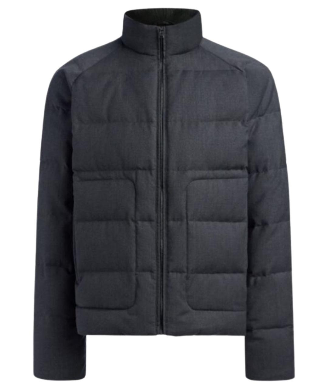 12 STOREEZ Антрацитовый шерстяной пуховик, фото 1