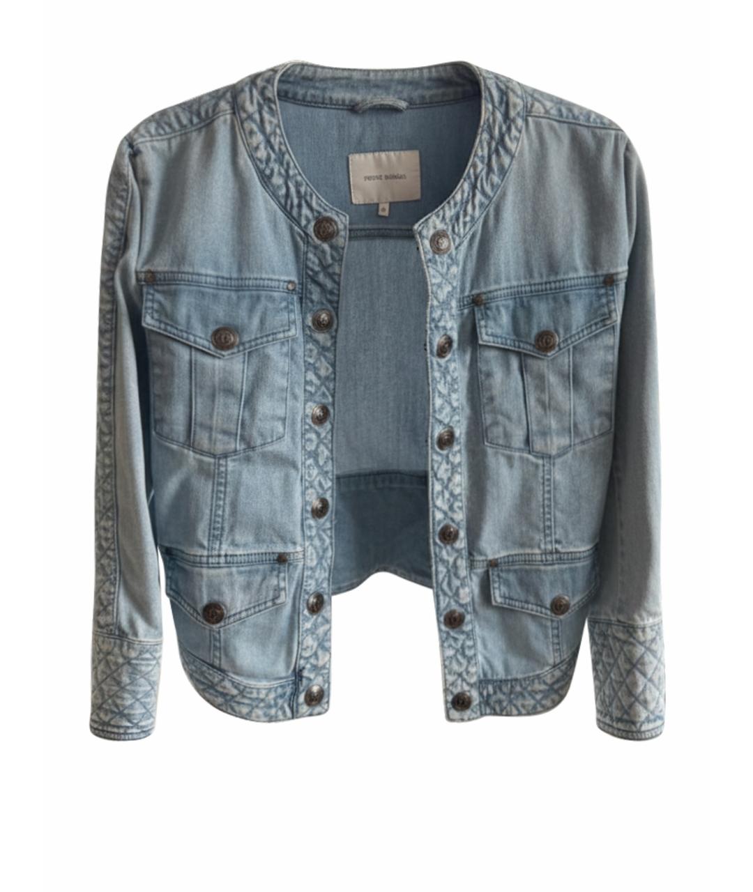 PIERRE BALMAIN Голубая деним куртка, фото 1