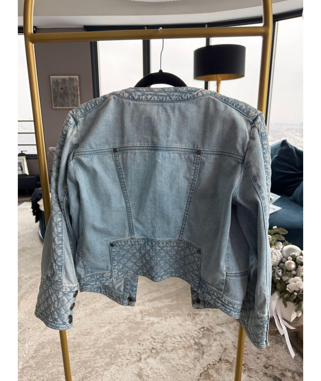 PIERRE BALMAIN Голубая деним куртка, фото 2