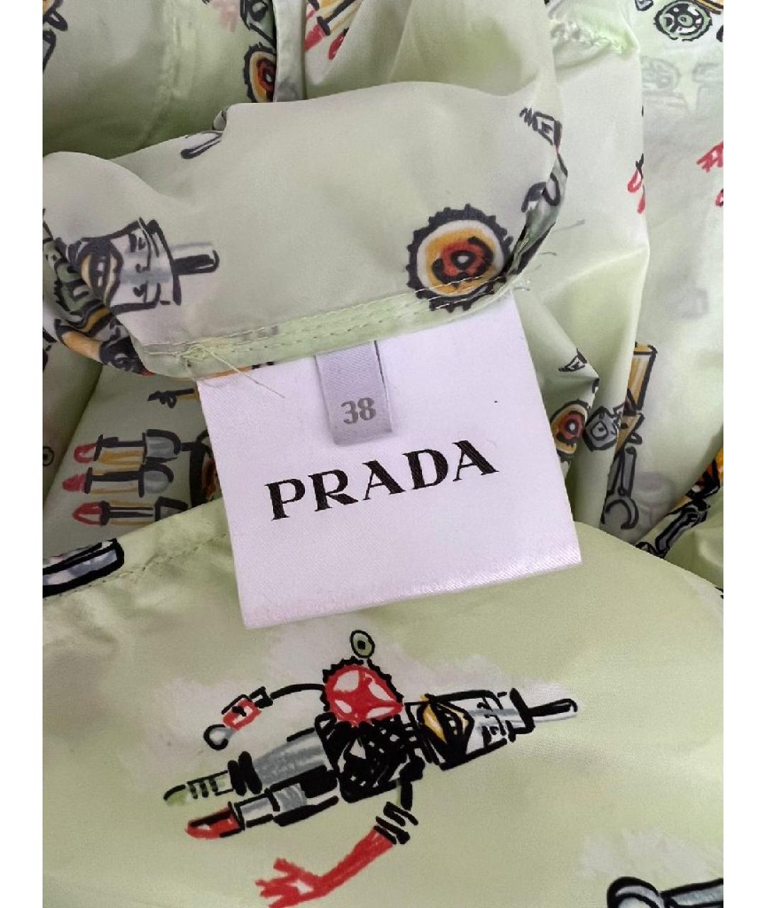 PRADA Зеленая спортивная куртка, фото 5