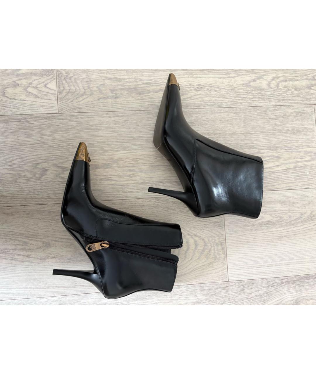 PINKO Черные сапоги из искусственной кожи, фото 5