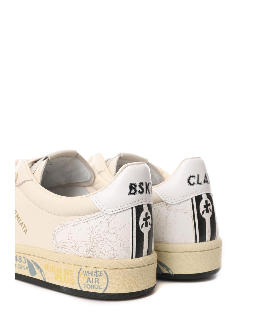 PREMIATA Белые низкие кроссовки / кеды, фото 6