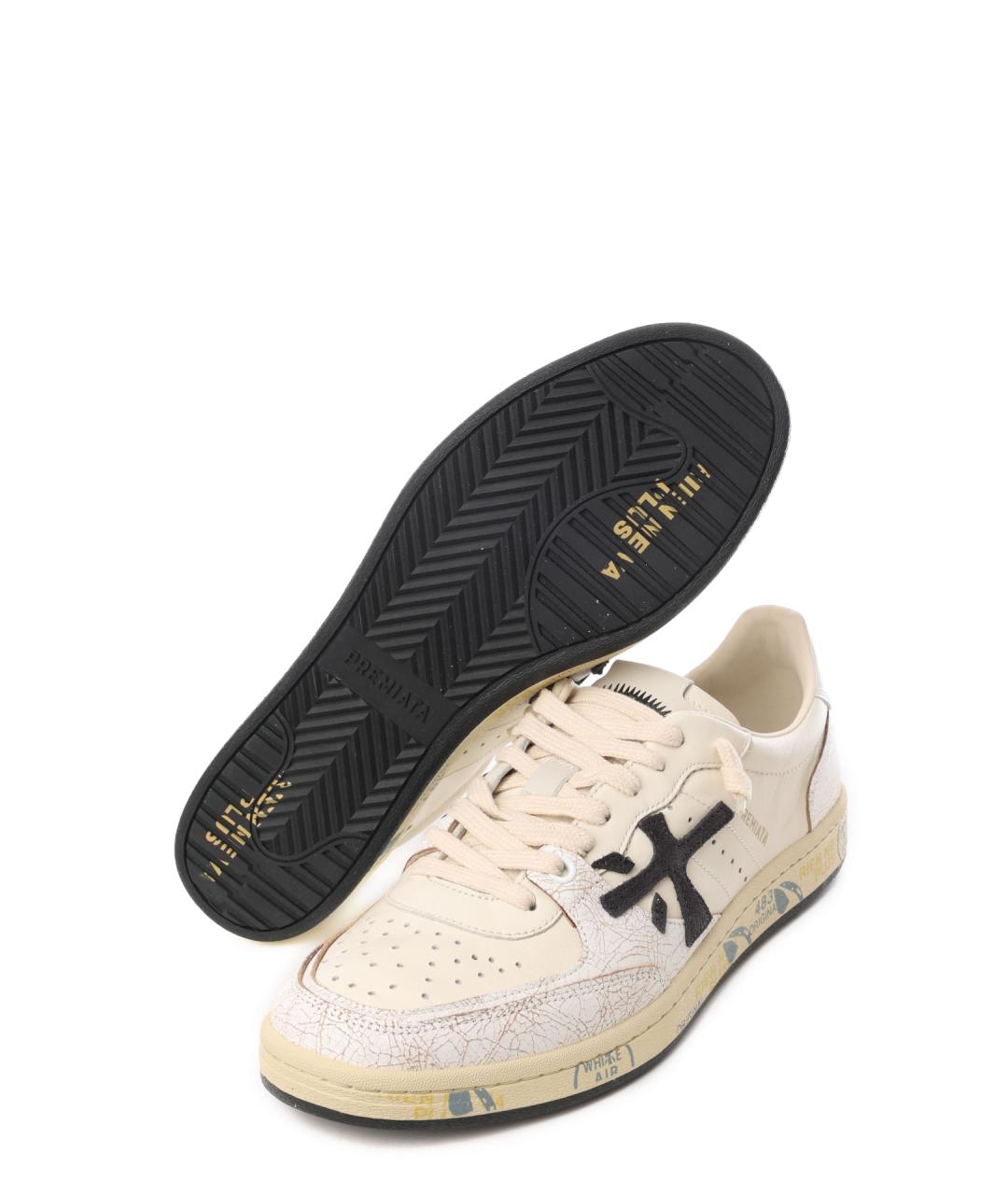 PREMIATA Белые низкие кроссовки / кеды, фото 4