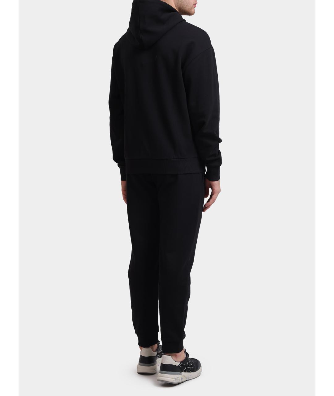 HUGO Черные хлопковые повседневные брюки, фото 5