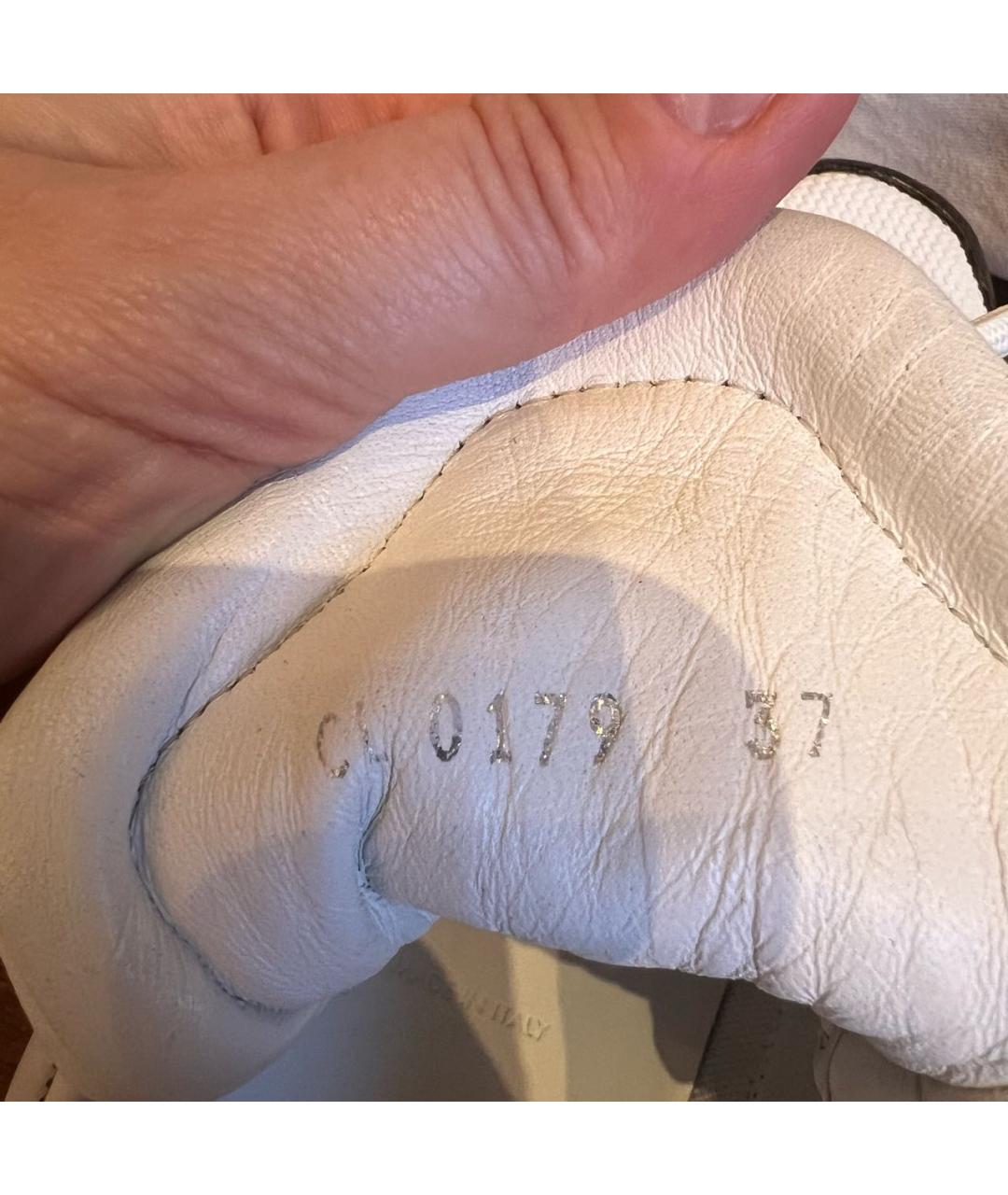 LOUIS VUITTON Белые текстильные кроссовки, фото 5