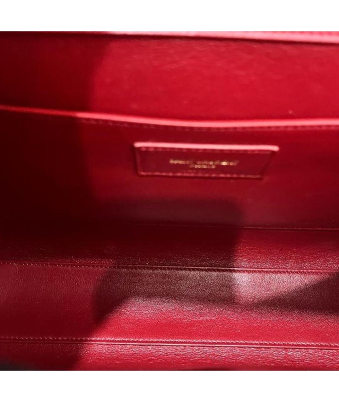 SAINT LAURENT Красная сумка через плечо, фото 5