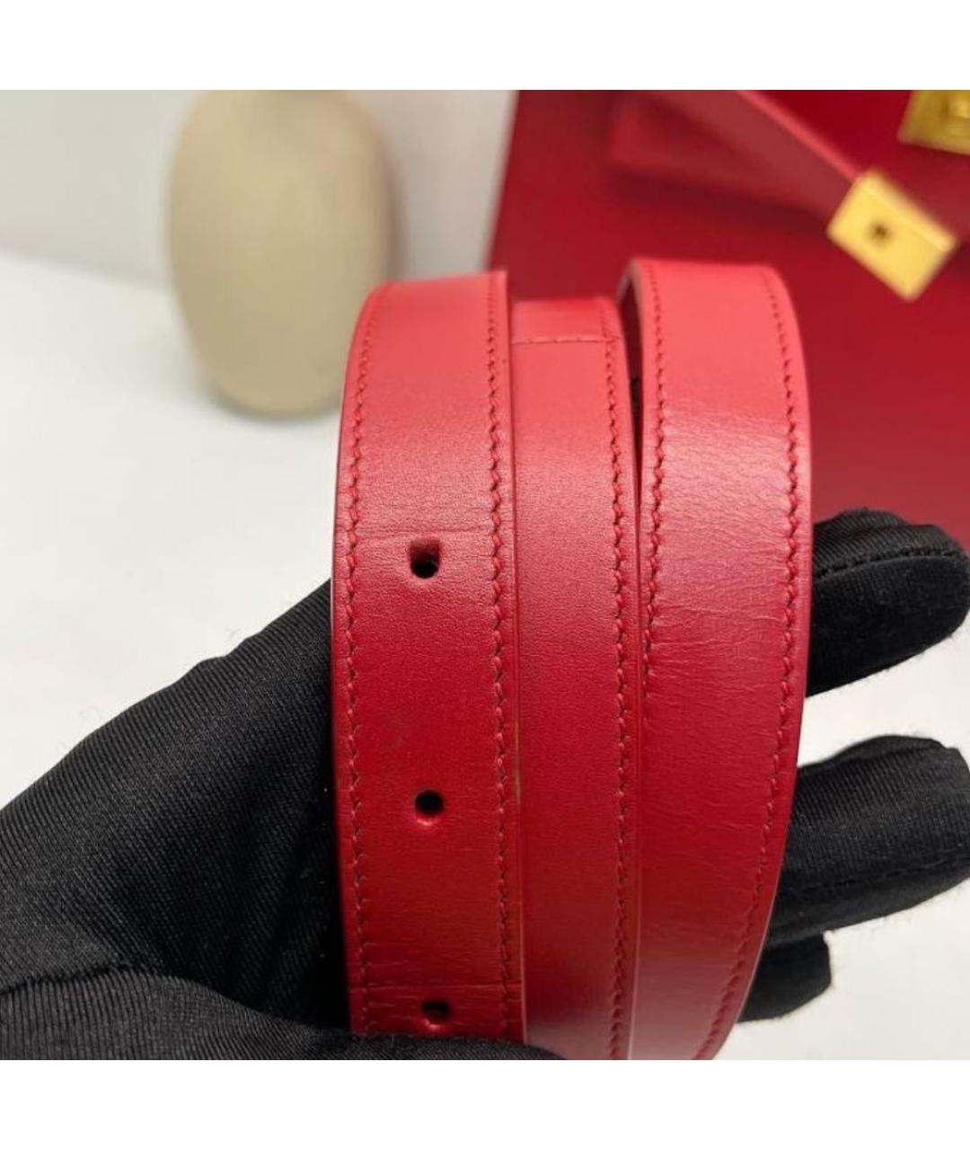 SAINT LAURENT Красная сумка через плечо, фото 6