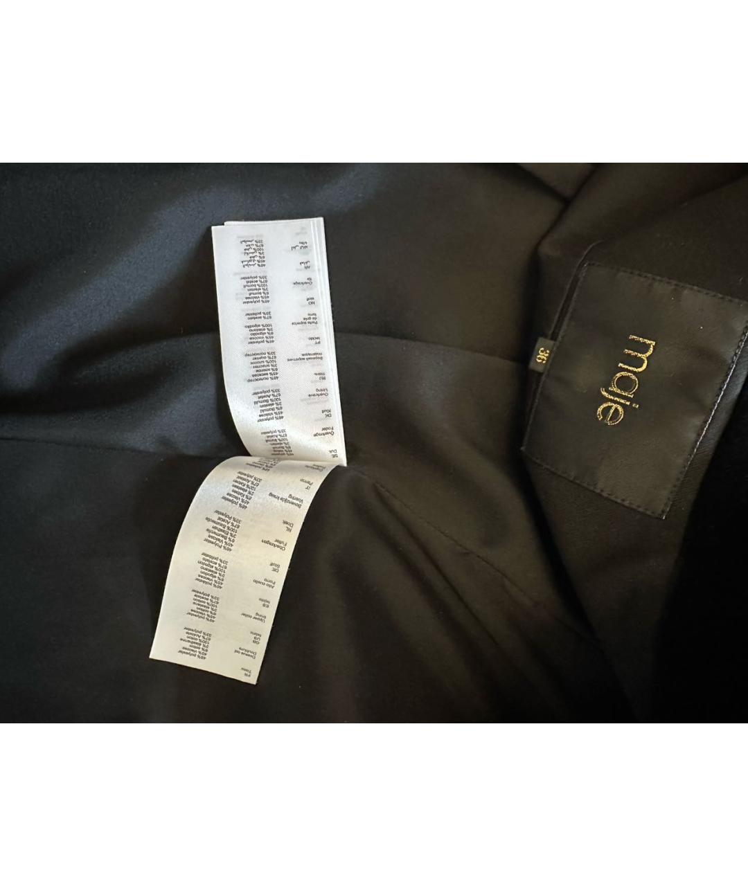 MAJE Черный шерстяной жакет/пиджак, фото 2