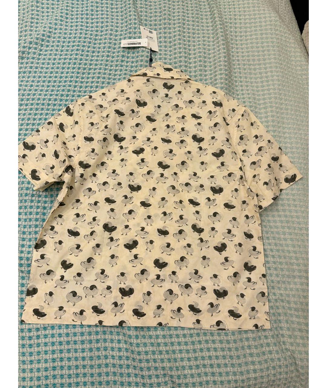 JACQUEMUS Бежевая хлопковая рубашка, фото 5