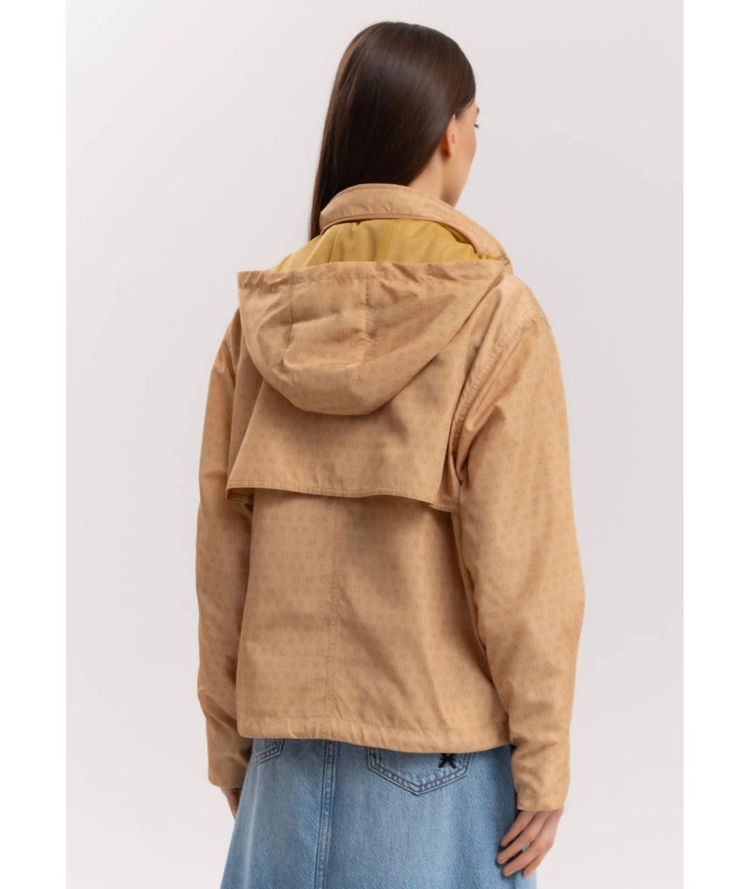 JOHN RICHMOND Бежевый полиэстеровый тренч/плащ, фото 4