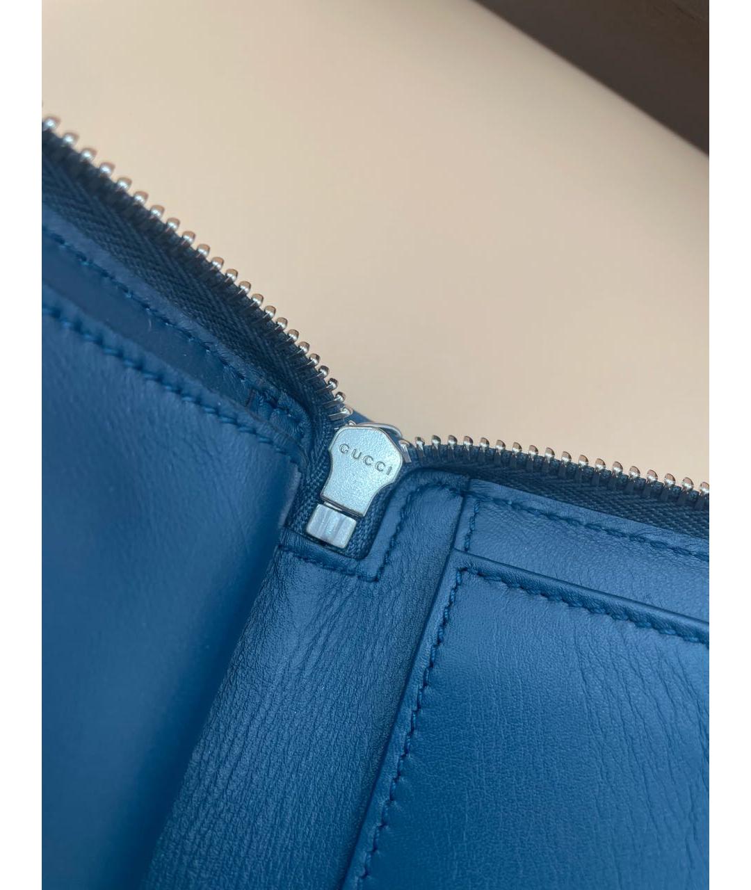GUCCI Темно-синий кошелек, фото 7
