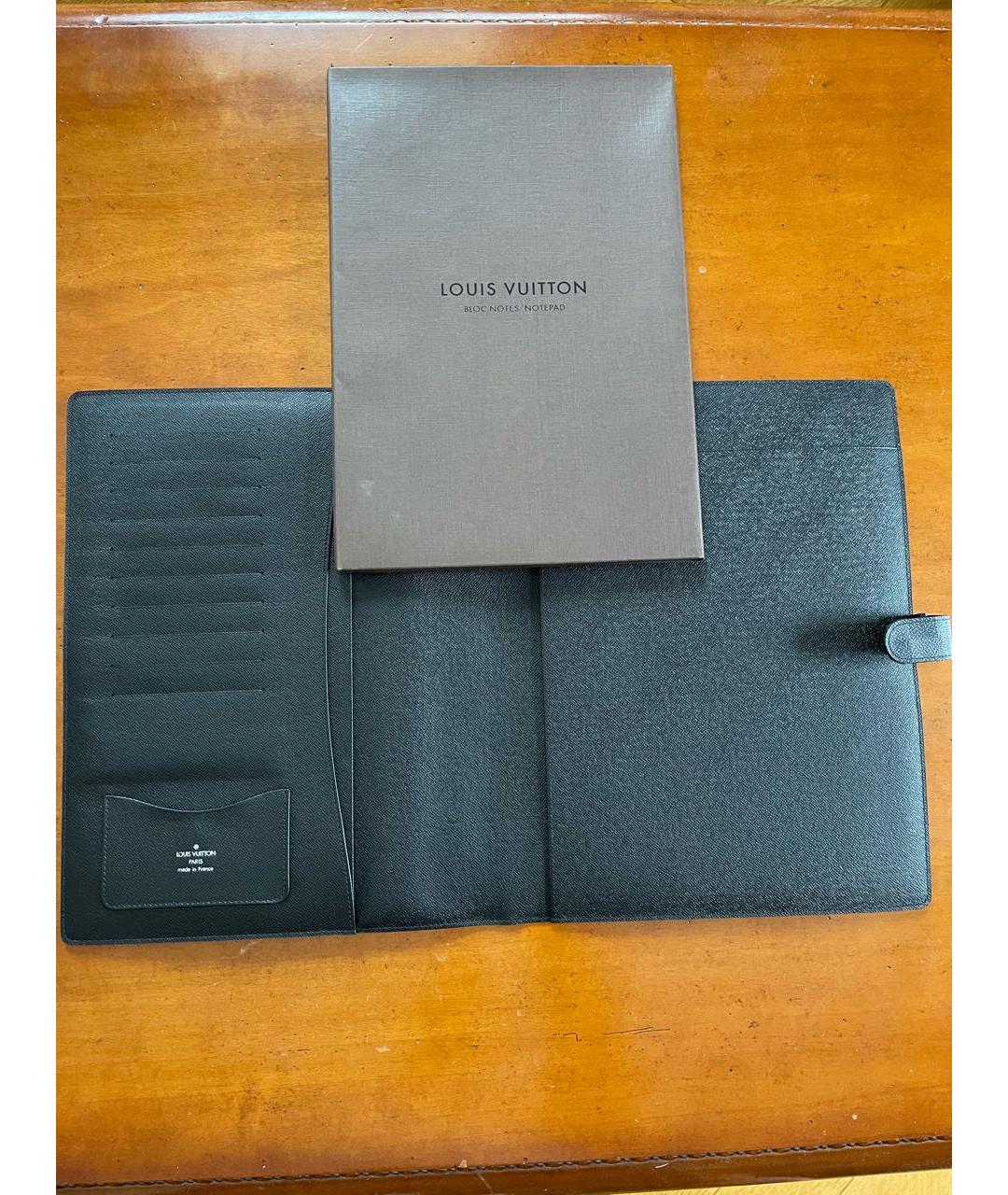 LOUIS VUITTON Антрацитовая папка для документов, фото 3