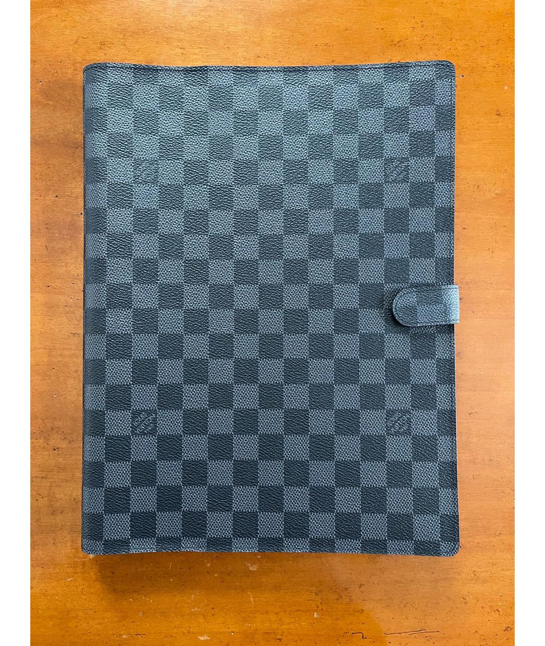 LOUIS VUITTON Антрацитовая папка для документов, фото 9