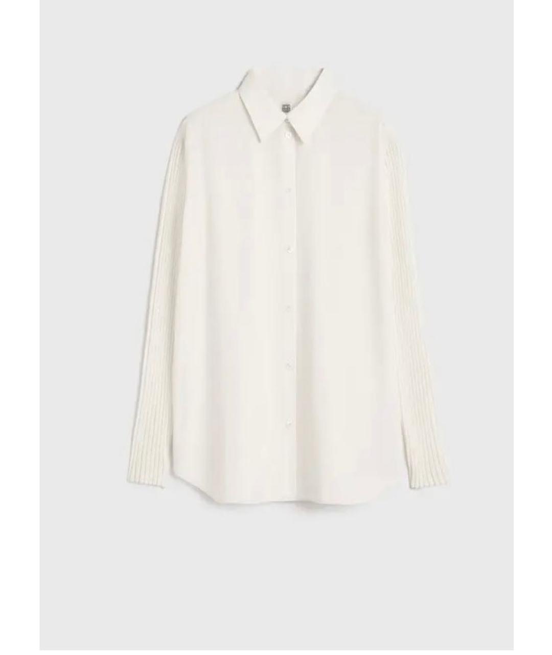 TOTEME Белая шерстяная рубашка, фото 9