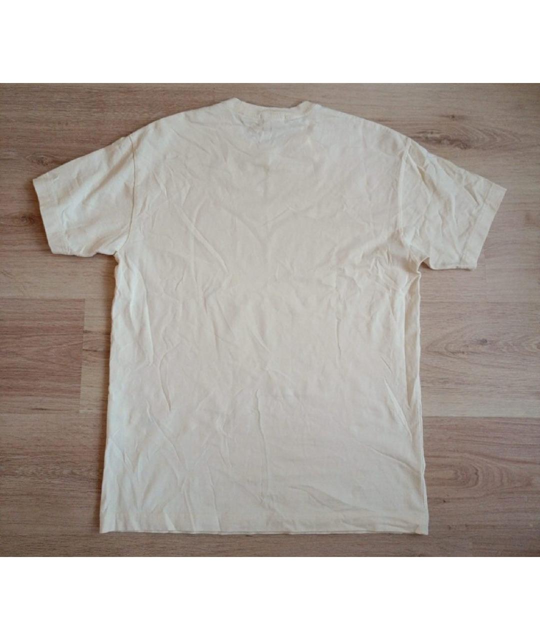 KITH Бежевая хлопковая футболка, фото 2