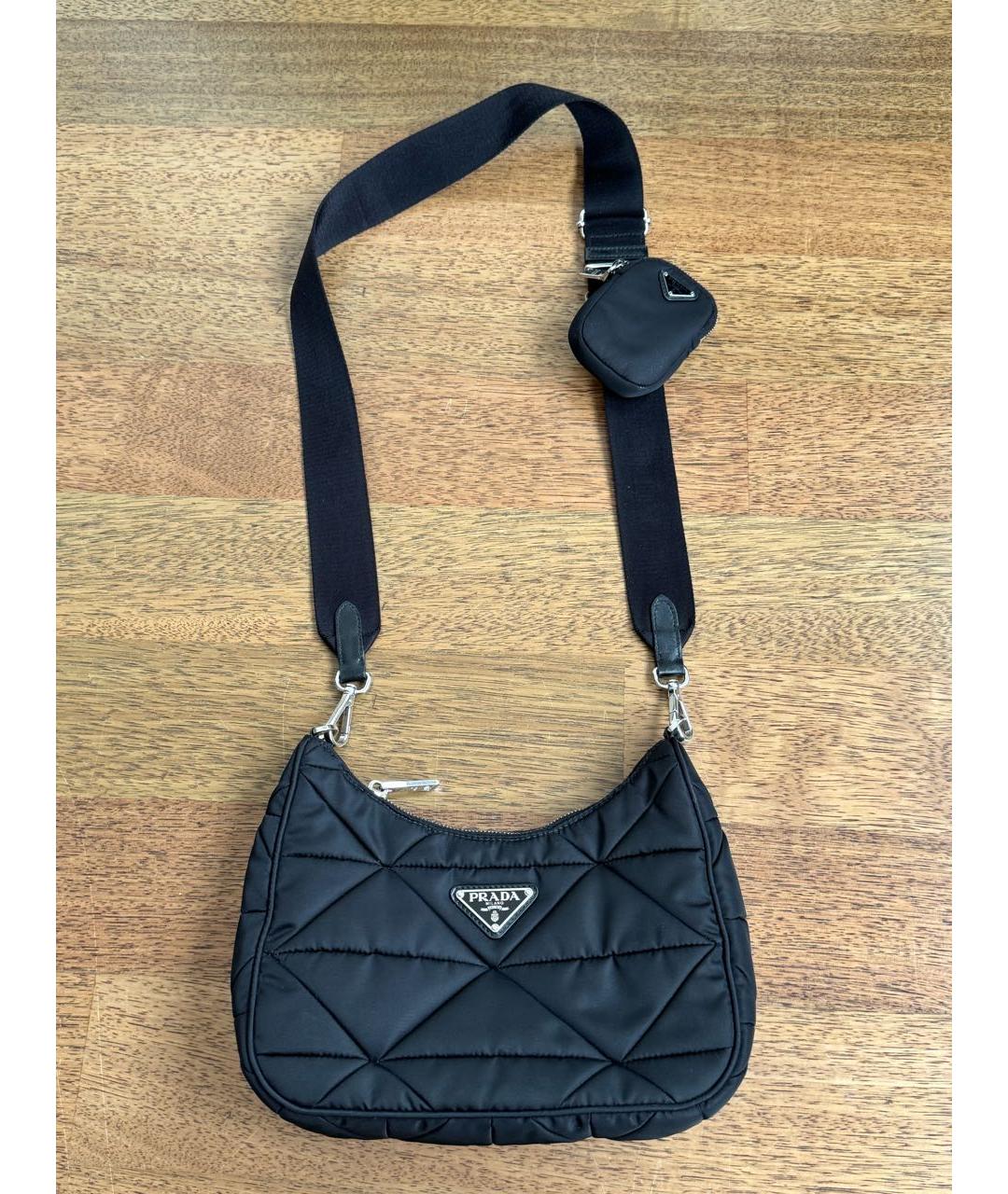PRADA Черная сумка через плечо, фото 8