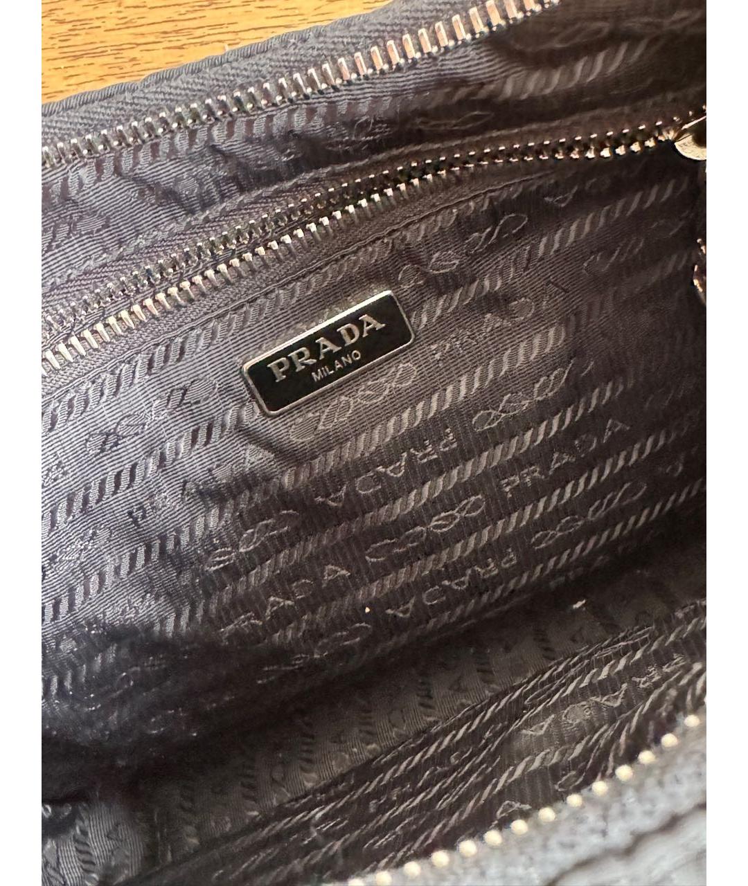 PRADA Черная сумка через плечо, фото 4