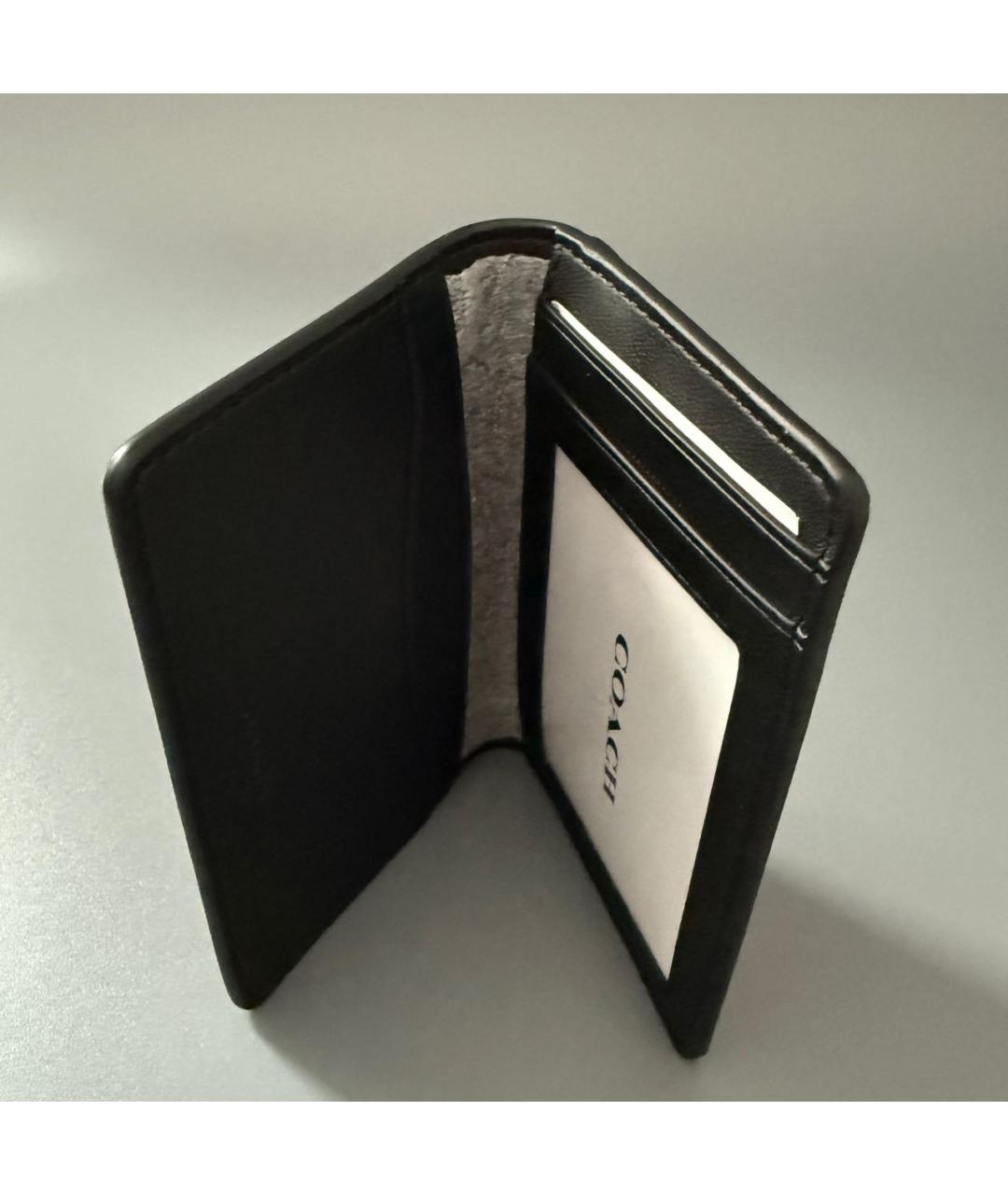 COACH Коричневый кожаный кардхолдер, фото 5