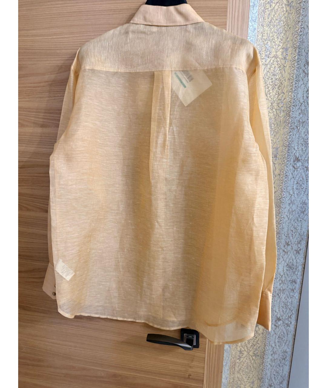 ZIMMERMANN Бежевая льняная блузы, фото 7