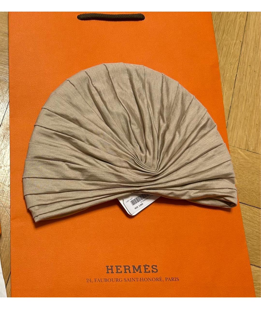 HERMES Бежевая повязка на голову, фото 2