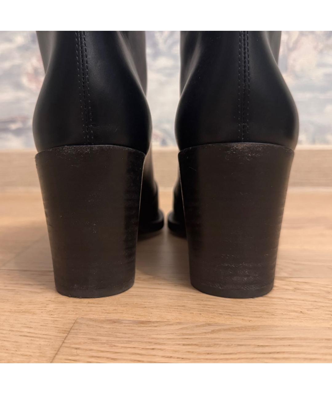 GIANVITO ROSSI Черные кожаные ботильоны, фото 6