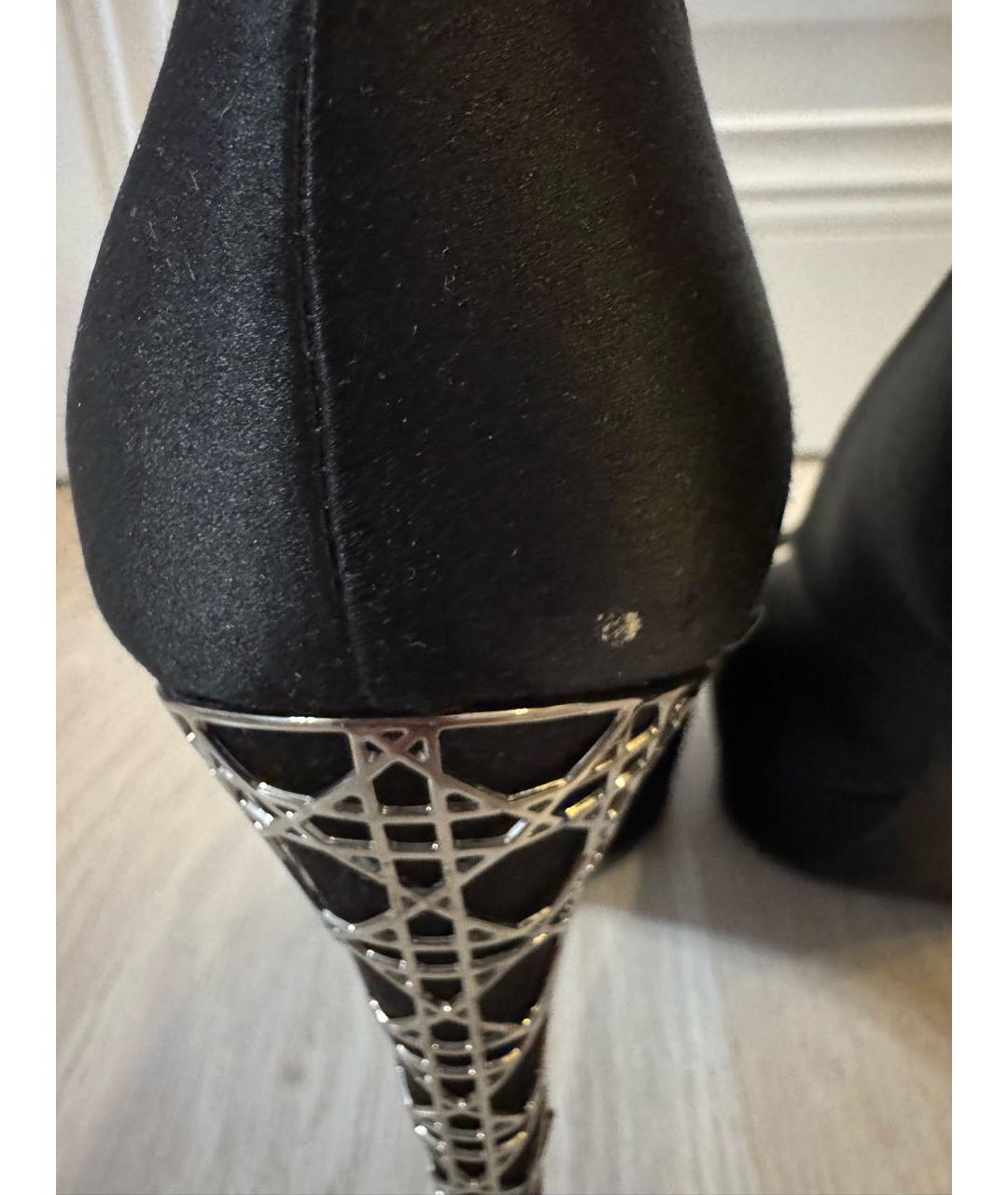 CHRISTIAN DIOR Черные замшевые туфли, фото 7